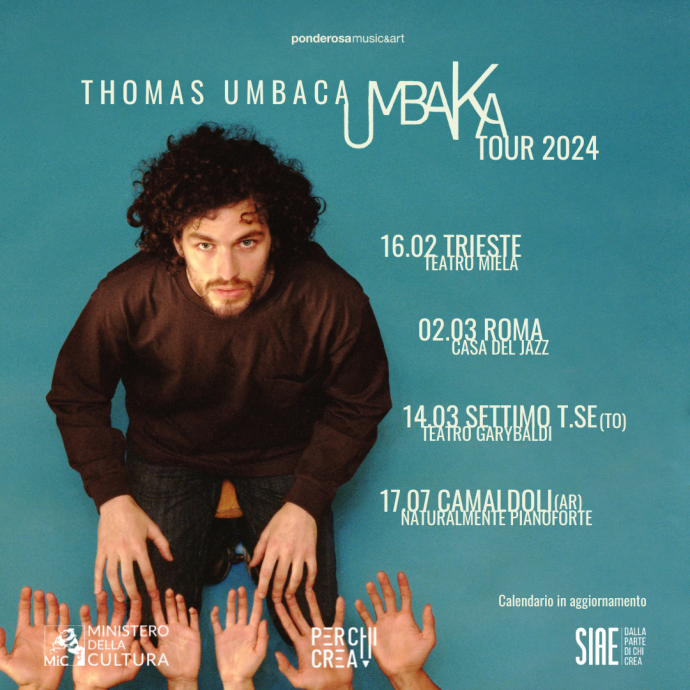 Umbaka tour 2024 in Italia: Trieste, Roma, Camaldoli (AR)  e Settimo Torinese (TO) 